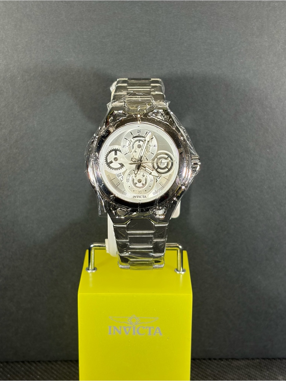 Invicta S1 Rally Men’s Watch 44mm Silver 79011 – Brand New